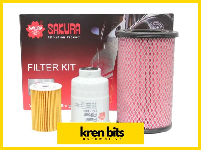 Filter Kit Oil Air Fuel Nissan Navara D22 Zd30Ddt 3.0L Turbo Service Kit