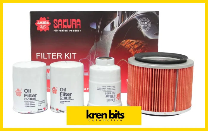 Filter Kit Oil Air Fuel Nissan Patrol Gu Y61 Td42T 4.2L Service Kit