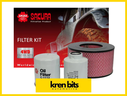 Filter Kit Oil Air Fuel Toyota Hilux Ln147 Ln167 Ln169 Ln172 Service Kit