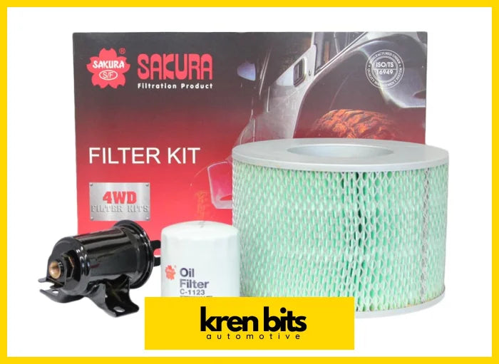 Filter Kit Oil Air Fuel Toyota Landcruiser Fzj75 Fzj80 Service Kit