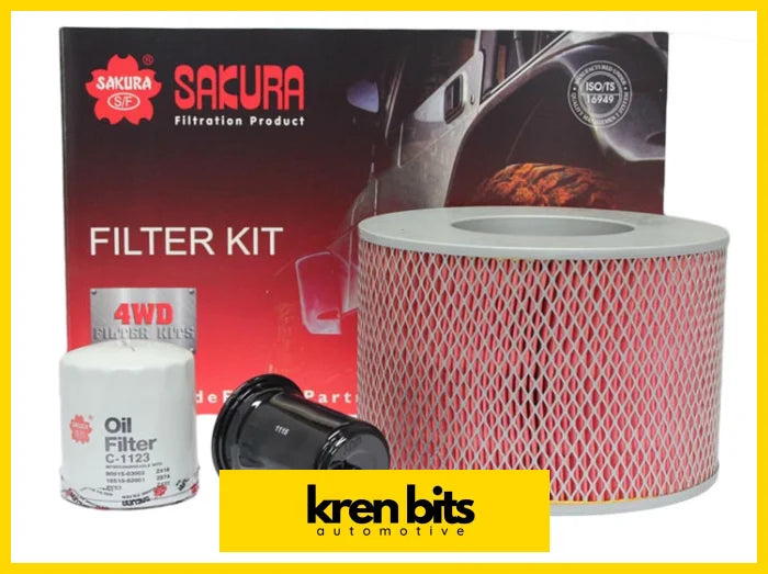 Filter Kit Oil Air Fuel Toyota Landcruiser Uzj100R Fzj105R Service Kit