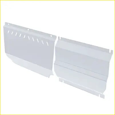 Clear plastic underbody protection panels for mitsubishi triton bash plate ml mn 2006-2015 steel sump guard silvery