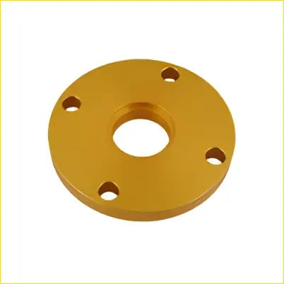 Gold-colored circular flange with six holes for mitsubishi triton mn ml mq 2 inch lift manual tail shaft spacer