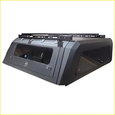 Black plastic roof rack with integrated storage compartments fit for toyota hilux vigo 2006-2020 a-deck only