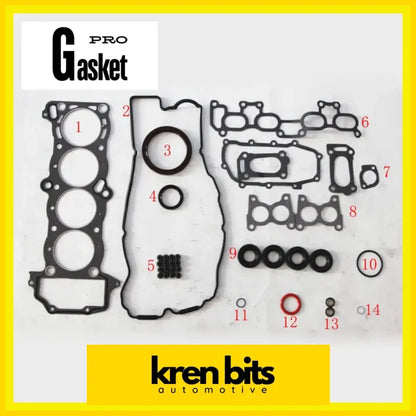 Fit Nissan Primera Sunny 16V Ga16Ds Full Gasket Set Engine Parts Gasket Automobile Engine