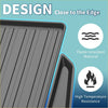 Gray ribbed flat face cargo liner rear boot mat for toyota prius made of flame retardant tpe material
