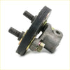 Gray metallic flexible coupling assembly with black rubber bushings and brass fasteners for toyota hilux 1983-1998