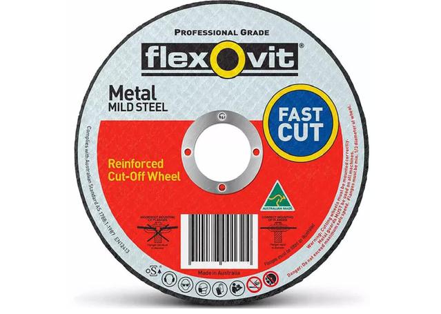 Flexovit 25 X 2.5 X 16 mm Mild Steel Right Angle Cutting
