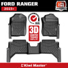 KIWI MASTER 3D TPE Car Floor Mat for Ford Ranger 2023+