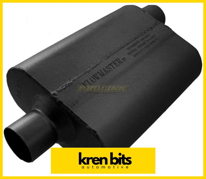 Flowmaster 40 Series Delta Flow Muffler - 2.5’’ Center Inlet / Offset Outlet