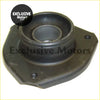 Black rubber engine mount with metal holes and central bearing housing for ford capri and escort roller mounts pair
