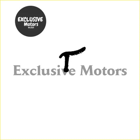 Black stylized t logo with serrated edge on ford cortina mk1 door glass seal inner and outer motors branding