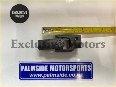 Black metal universal joint with central bearing and flanged ends for ford escort capri rs steering shaft options