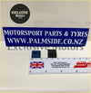 Two small black plastic ford escort mk1 2 door glass seal clips for outer and inner window seals