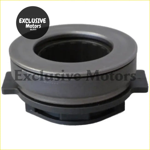Black rubber and metal clutch release bearing for ford escort rs2000 t9 and rocket shown from the back side