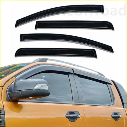 Ford Ranger 2022+ Door Visors Weather Shield Set