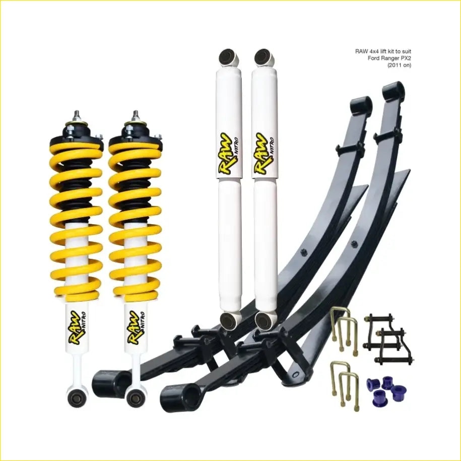 Ford Ranger PX1 & PX2 (08/2011 to Mid 06/2018) - Raw Nitro Lift Kit