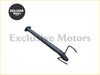 Black metal roof rack bar with curved hooks on each end for ford ranger px3 muffler delete exhaust system