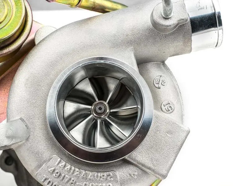 Forced Performance Turbocharger 58mm CH8 CM Turbine Hsg External WG w/Oil Line - Blue (STi/WRX)