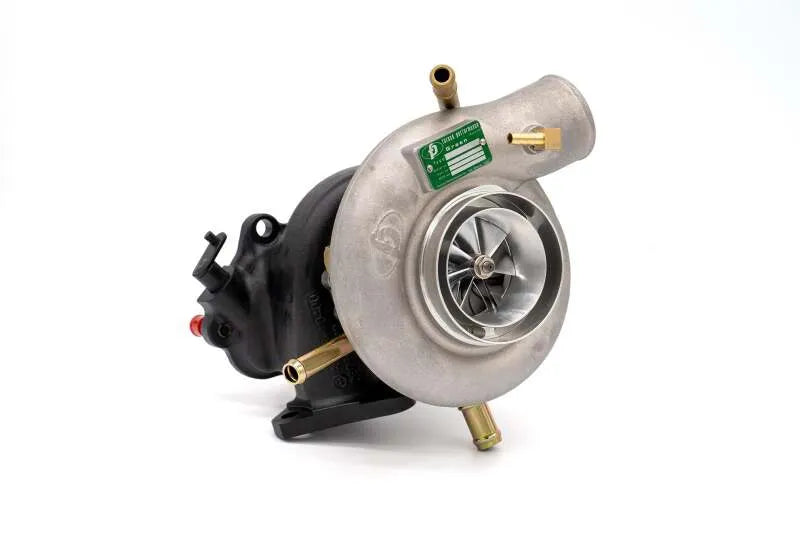 Forced Performance Turbocharger 60mm CH8CM Turbine Hsg Internal WG w/Oil Line - Green (STi/WRX)