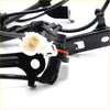 Black plastic fr abs wheel speed sensor with white connector and red o-ring for toyota hilux 2015-2022 lhs