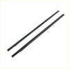 Black rubber door belt moulding strips for nissan navara d22 np300 outer window seal replacement