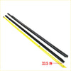 Black rubber fr door belt moulding outer strip 33.5 inches for nissan navara d22 np300 window seal