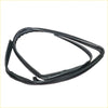 Black rubber weatherstrip seal for front right door glass run channel on toyota hilux 1988-1997