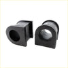 Black rubber fr stabilizer shaft bushings with square outer shape and circular bore for mitsubishi pajero montero van