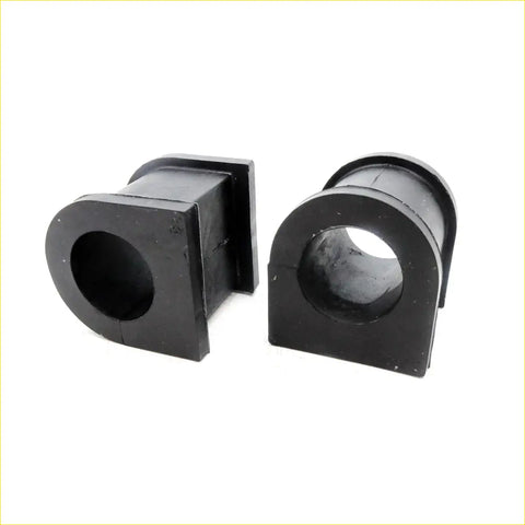 Black rubber fr stabilizer shaft bushings with square outer shape and circular bore for mitsubishi pajero montero van