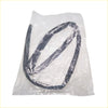 Black rubber weatherstrip seal in clear plastic bag for fr window glass run channel mitsubishi triton l200 1996-2006