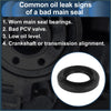 Front axle shaft oil seal for toyota 4runner with black rubber and metallic inner ring shown in circular inset
