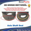 Front axle shaft seal for ram 2500 3500 black rubber with metallic ring and yellow grease-filled lip