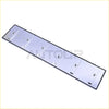 Front billet tappet cover for cummins dodge ram 89-2002 with chrome-finished metal hood ornament and five mounting points