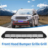 Black plastic front bonnet bumper grille for toyota highlander 2011-2013 with a sleek durable design