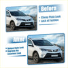 Front bonnet bumper grille for white toyota rav4 2013-2015 with black trim and chrome accents silver tone pair
