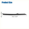 Black rubber windshield wiper blade 37cm long with ribbed texture and mounting bracket for toyota rav4 bumper grille