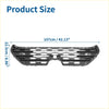 Black plastic front bonnet bumper grille with honeycomb pattern and central opening for Toyota RAV4 2019-2022