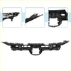 Black plastic front bumper cover with integrated brackets and cutouts for Toyota RAV4 SE 2019-2023 installation