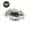 Front brake caliper kit for nissan navara pickup d21 td25 in silver metallic with central bore and mounting holes