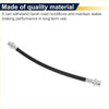 Front brake hose for toyota 4runner 2003-2023 black rubber with chrome metal fittings on each end