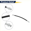 Front brake hose for toyota 4runner 2003-2023 black rubber hose with chrome metal fittings at each end