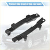 Black plastic front bumper guard protectors made of durable plastic for toyota highlander mounting support