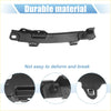 Black plastic front bumper bracket mounting support for toyota highlander with molded tabs and mounting holes