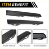 Black sleek durable plastic car door handle covers with smooth finish for direct installation on toyota tacoma 4wd