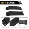 Black durable plastic side mirror cover trim pieces for front bumper grille headlight filler on toyota tundra 2007-2013