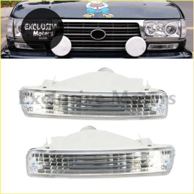 Front Bumper Indicators for Toyota Land Cruiser 80 Series (1991-1998) - Lights