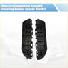 Black plastic front bumper mounting support brackets for toyota highlander designed for direct replacement of damaged parts