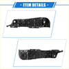 Black plastic front bumper mounting support bracket with textured reinforced design for toyota rav4 2006-2012