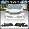 Black plastic front bumper retainer bracket support for toyota rav4 2013-2018 made of durable abs material